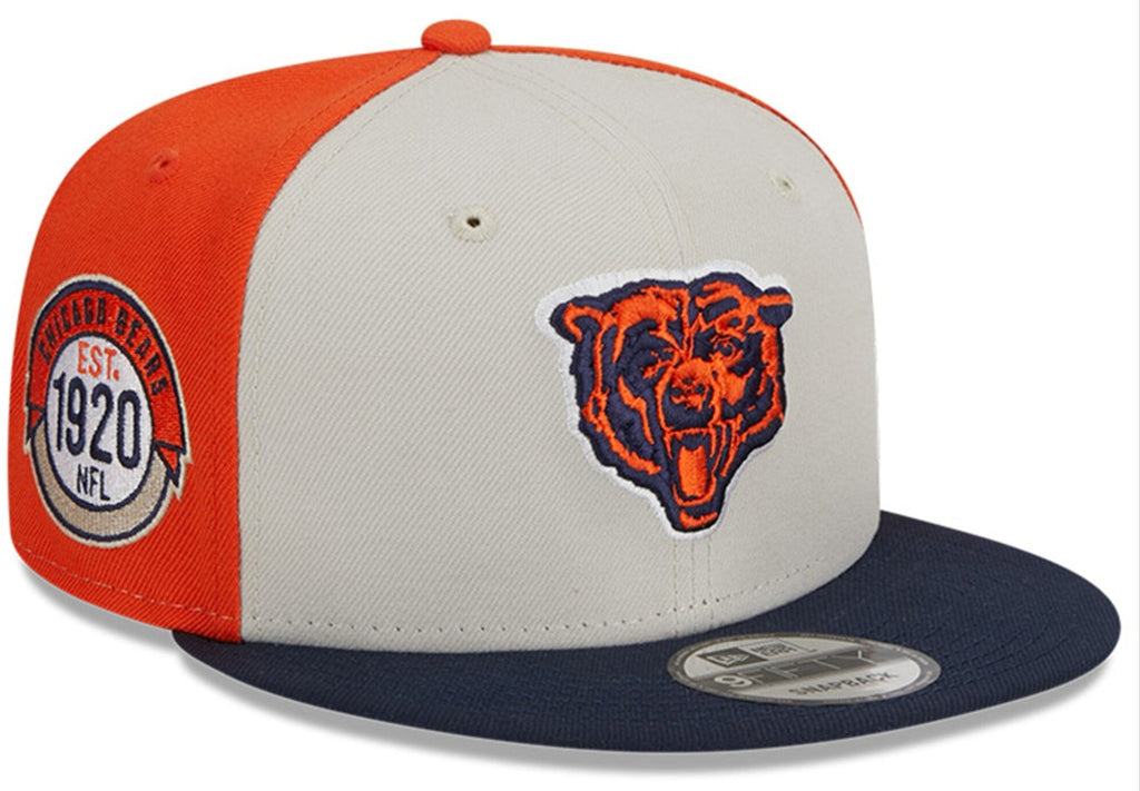 Chicago Bears Historic Team Color NFL 9FIFTY Snapback Adjustable Hat for Men product image 1, provided for visual reference