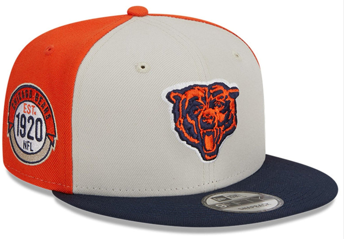 Chicago Bears Historic Team Color NFL 9FIFTY Snapback Adjustable Hat for Men product image 1, provided for visual reference