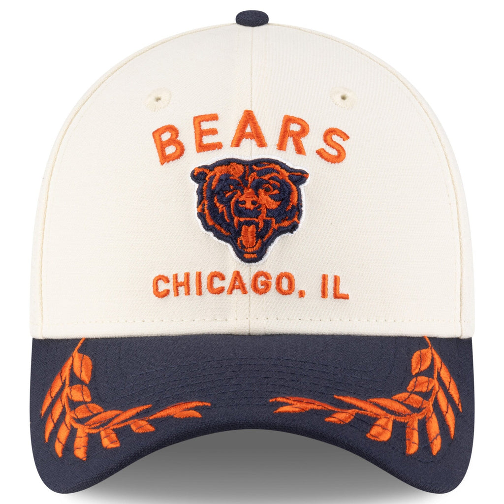 Chicago Bears New Era 2025 NFL Draft Chrome 39THIRTY Flex Fit Hat for Men product image 2, provided for visual reference and