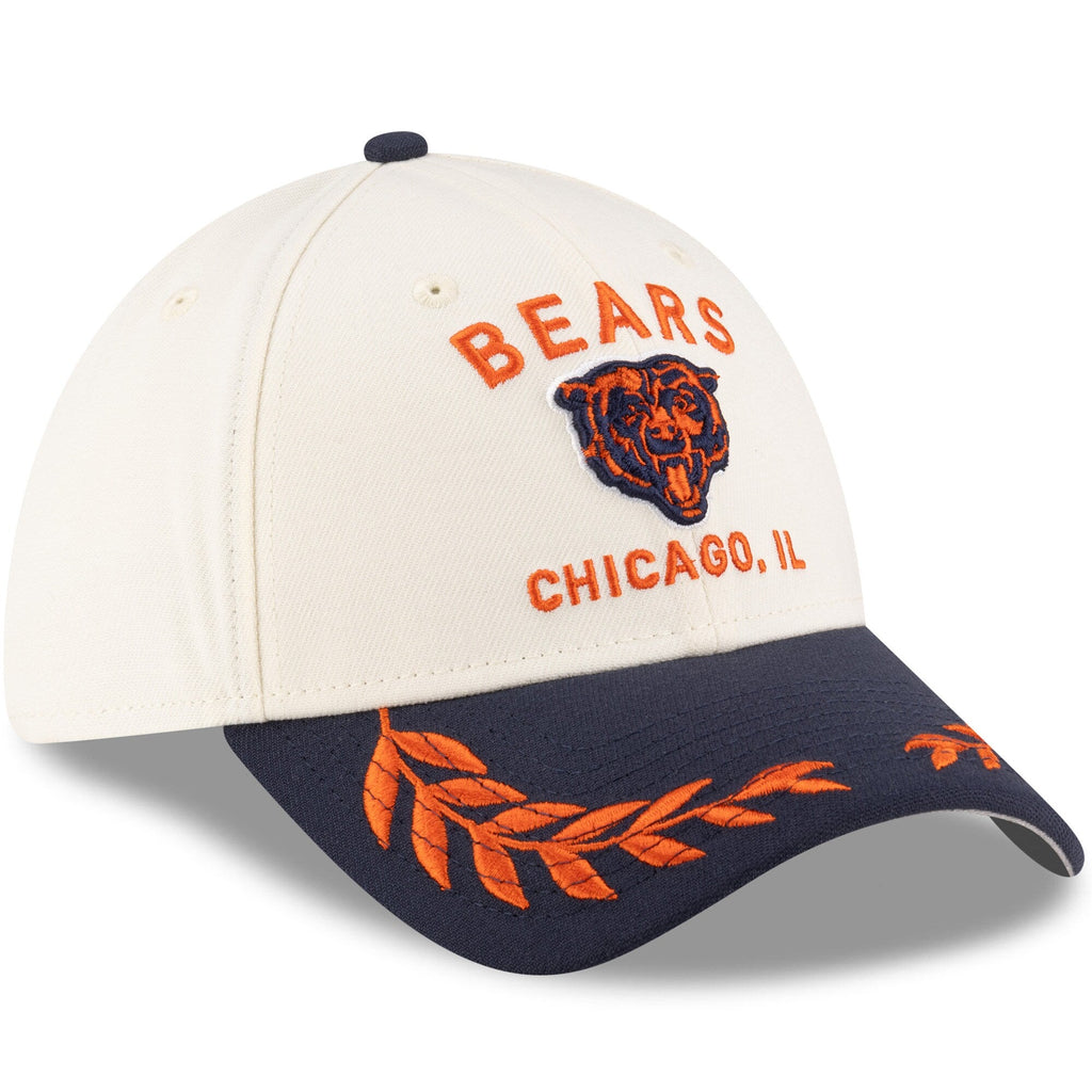 Chicago Bears New Era 2025 NFL Draft Chrome 39THIRTY Flex Fit Hat for Men product image 3, provided for visual reference and