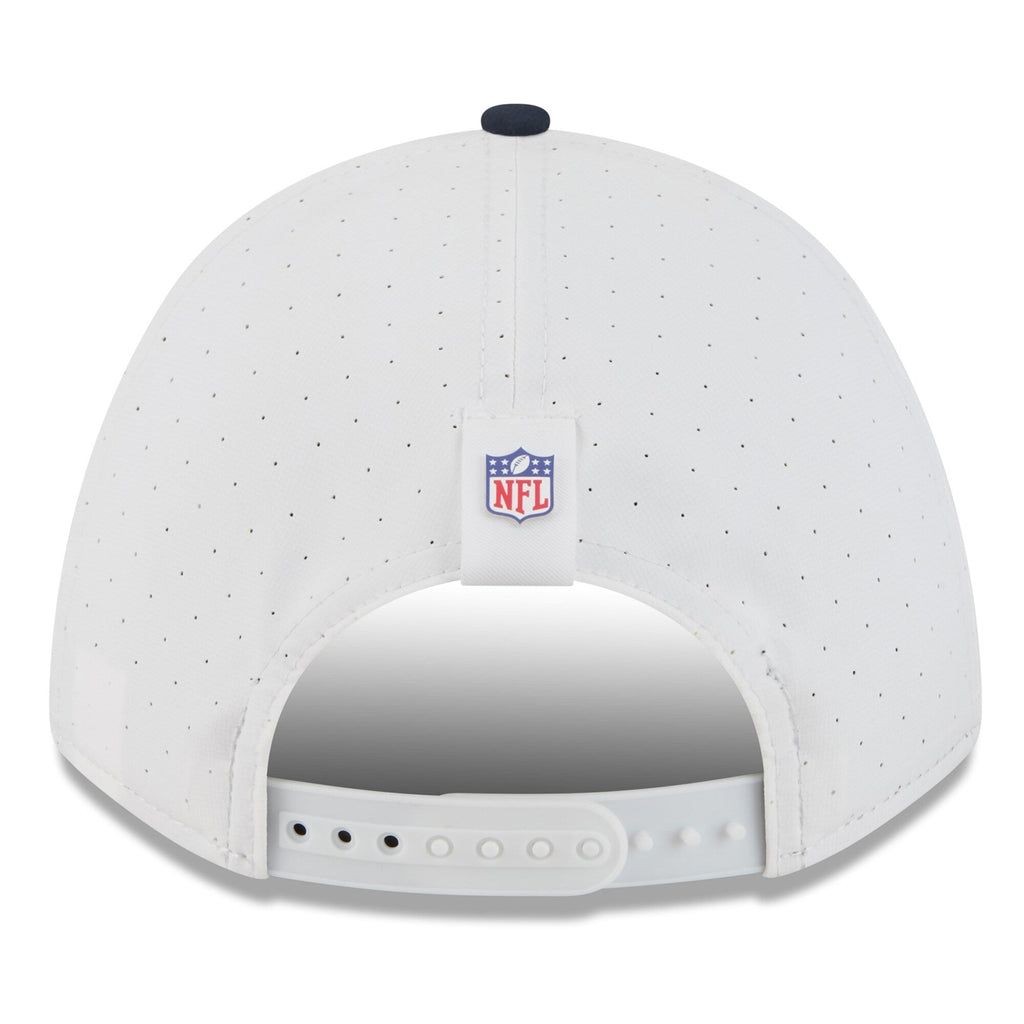 Chicago Bears New Era White/Navy 2025 NFL Training Camp 9FORTY M-Crown Adjustable A-Frame Hat for Men product image 4,
