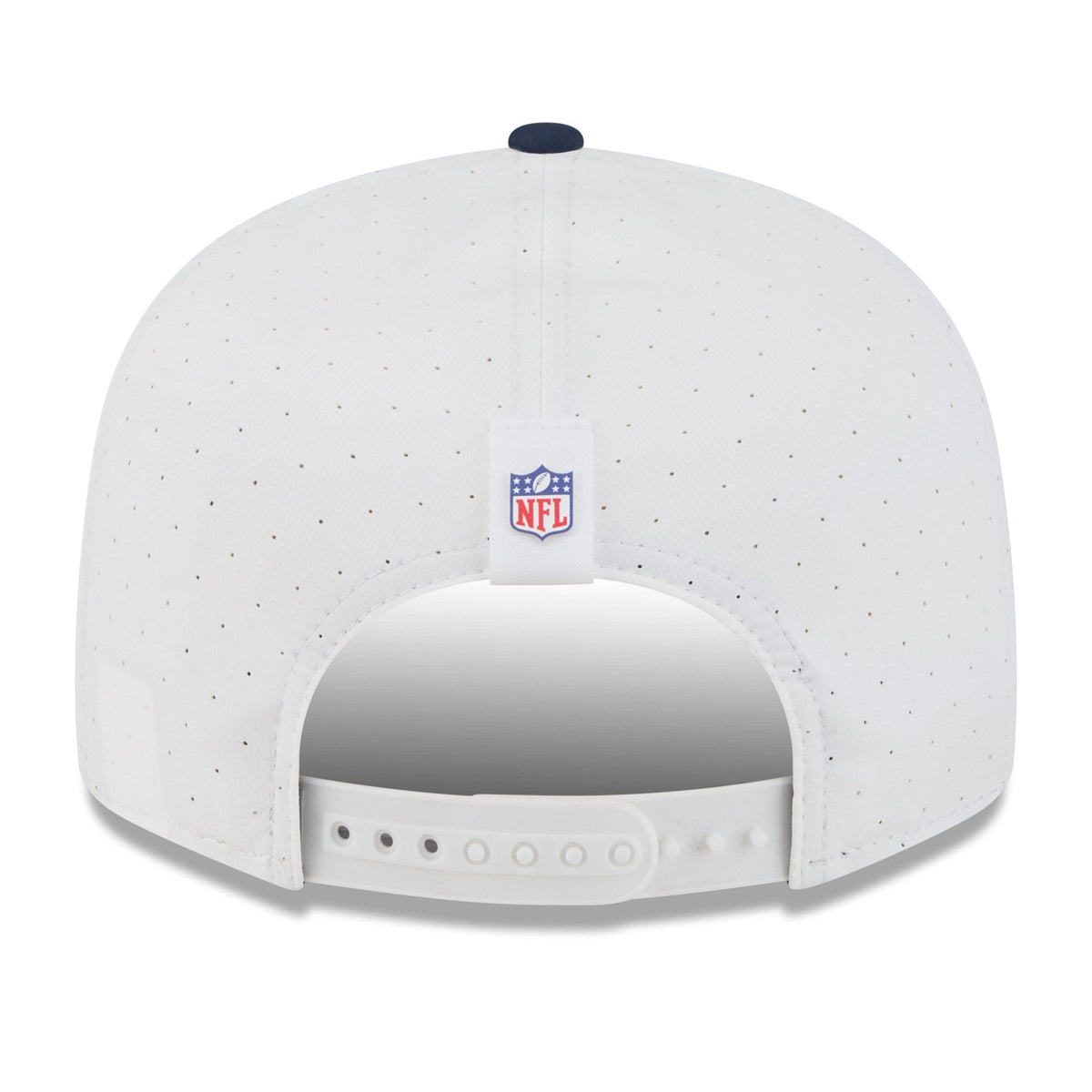 Chicago Bears New Era White/Navy 2025 NFL Training Camp Split Panel 9FIFTY Snapback Hat for Men product image 4, provided