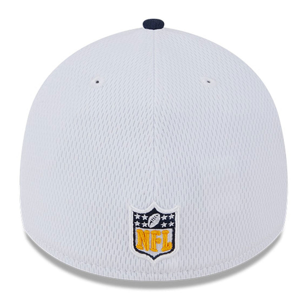 Los Angeles Chargers Primary Logo New Era White/Navy 2023 Sideline 39THIRTY Flex Hat for Men product image 4, provided for