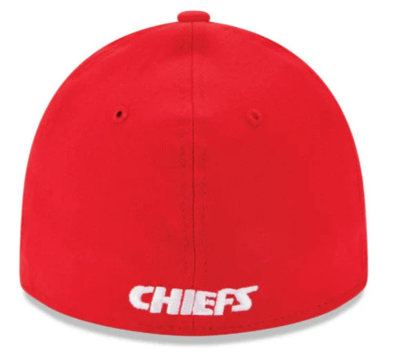 Kansas City Chiefs New Era Red Team Classic 39THIRTY Flex Hat for Men product image 4, provided for visual reference and