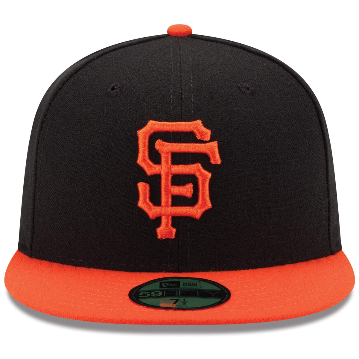 San Francisco Giants New Era Black/Orange Alternate Game Authentic Collection On-Field 59FIFTY Fitted Hat for Men product