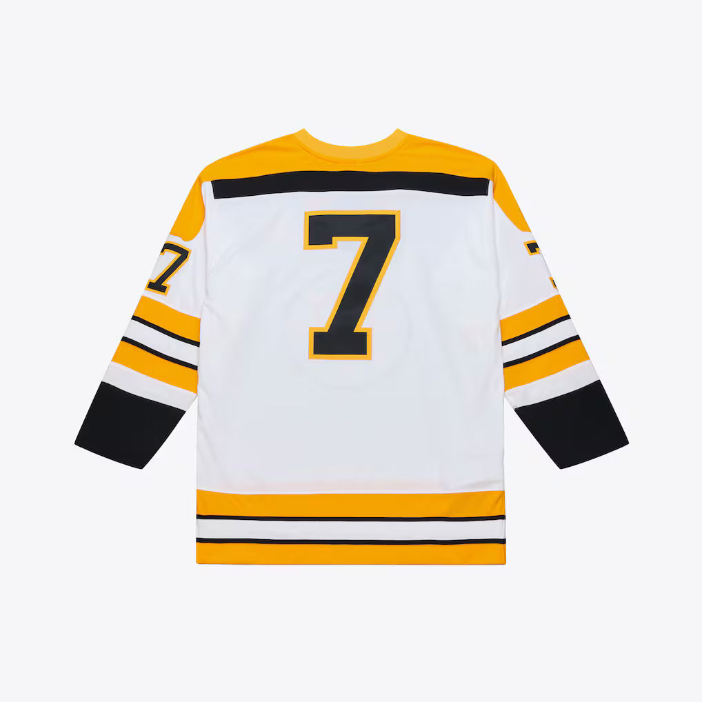 Boston Bruins Phil Esposito White 1969-70 Power Play Jersey for Men product image 2, provided for visual reference and