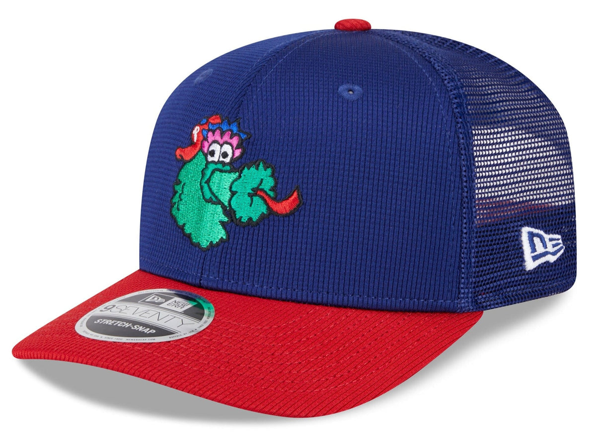 Philadelphia Phillies New Era Deep Blue/Red Batting Practice 9SEVENTY Trucker Hat product image 1, provided for visual