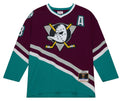 Teemu Selanne Anaheim Ducks Mitchell & Ness 1996/97 Blue Line Player Jersey -Purple for Men product image 1, provided for