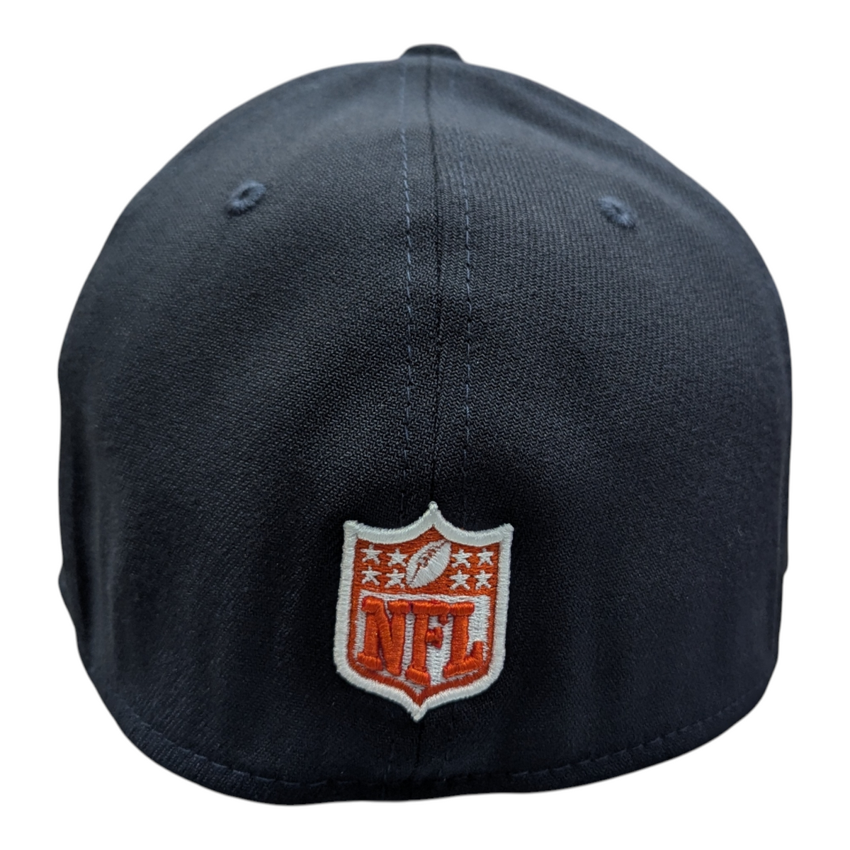 Chicago Bears New Era B Navy Shield 39THIRTY Flex Hat product image 4, provided for visual reference and product detail