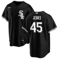 Bobby Jenks Chicago White Sox NIKE Replica Men Alternate Black Jersey With Premium Lettering product image 1, provided for
