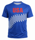 USA Soccer Royal 2026 FIFA World Cup Performance T-Shirt for Men product image 1, provided for visual reference and product