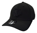 Chicago Blackhawks New Era Black on Black Tonal 39THIRTY Flex Hat product image 1, provided for visual reference and product