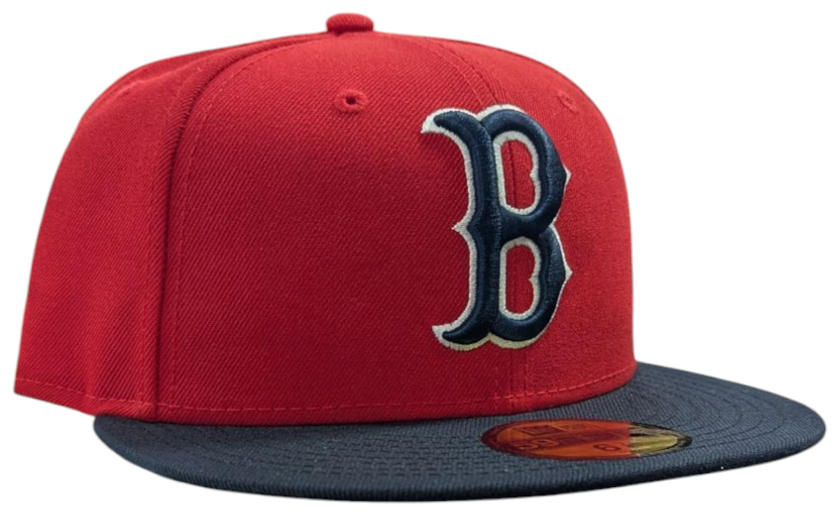 Boston Red Sox Cooperstown Collection 1975 New Era Classics 2 Tone Scarlet/Red 59FIFTY Fitted Hat product image 3, provided