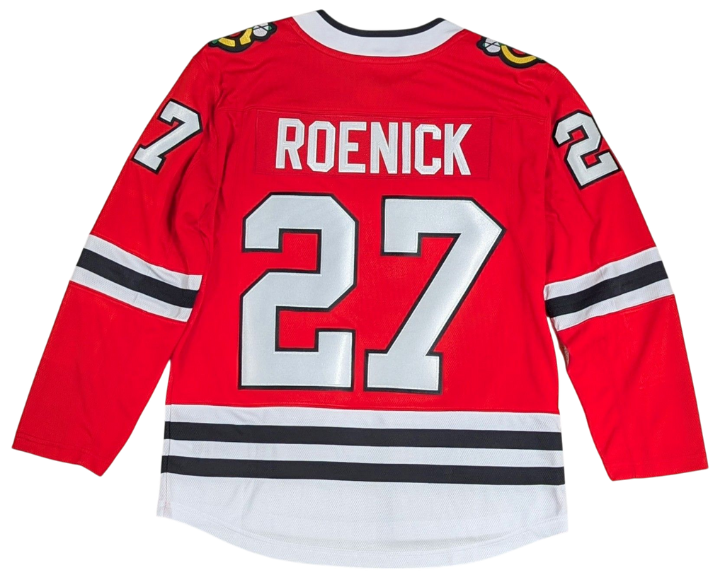 Jeremy Roenick Chicago Blackhawks Red Home Premium Twill Fanatics Breakaway Replica Jersey for Men product image 3, provided