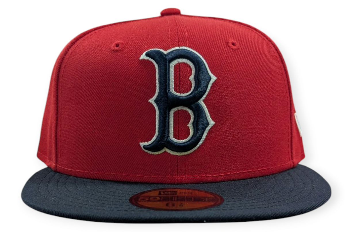 Boston Red Sox Cooperstown Collection 1975 New Era Classics 2 Tone Scarlet/Red 59FIFTY Fitted Hat product image 2, provided