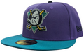 Anaheim Mighty Ducks New Era Purple/Teal Ducks Fly Together 59FIFTY Fitted Hat product image 1, provided for visual