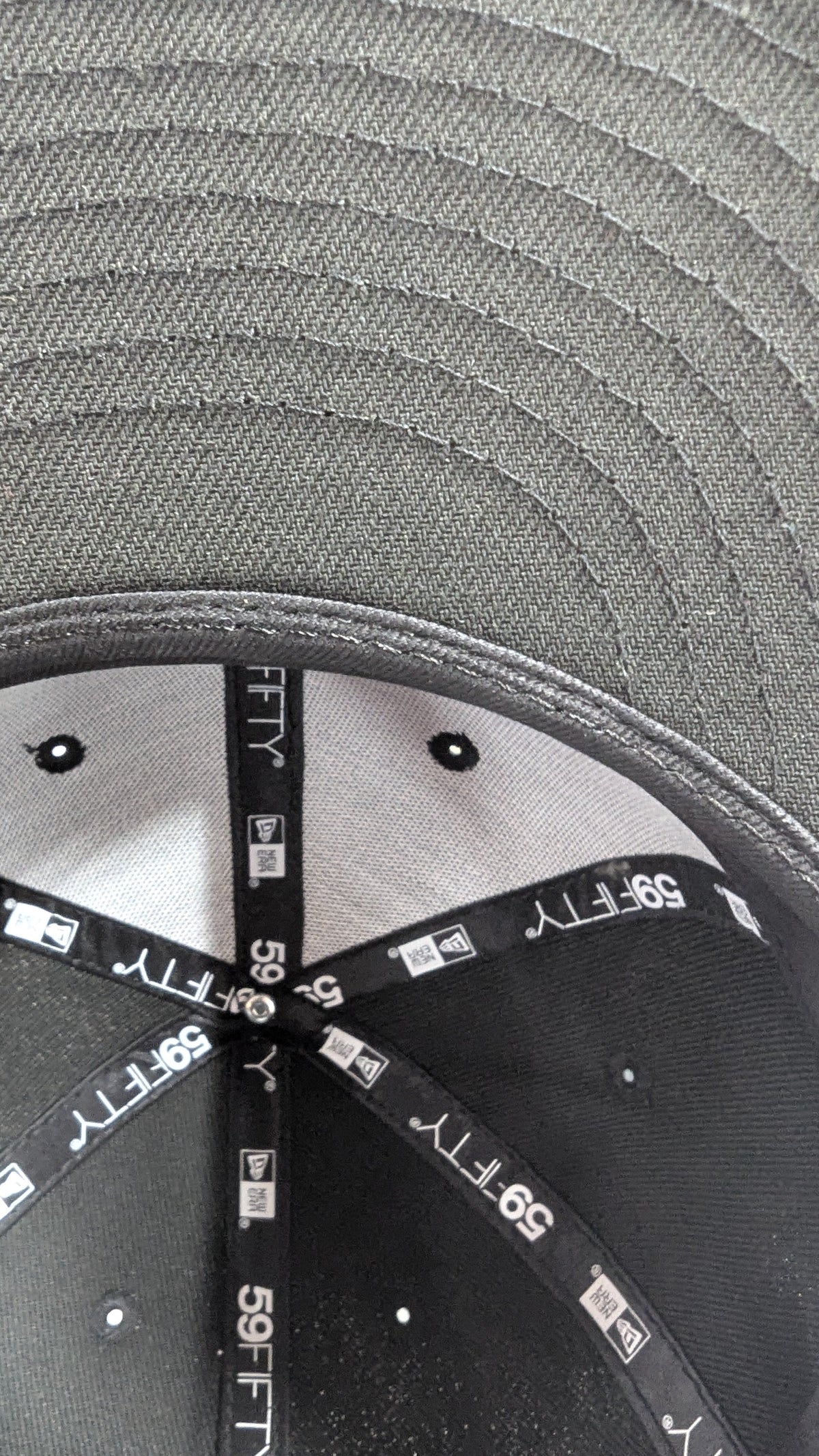 Chicago Blackhawks New Era Tonal Black 59FIFTY Fitted Hat product image 5, provided for visual reference and product detail