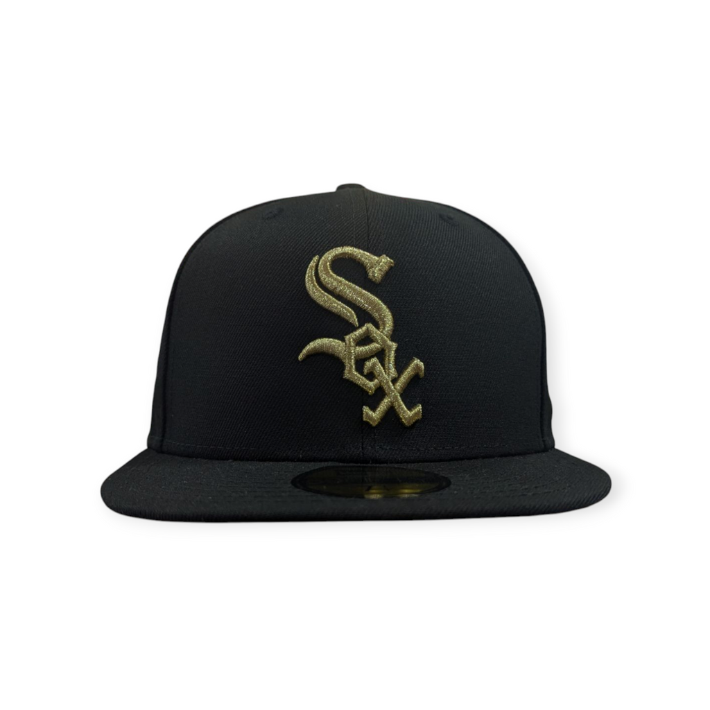 Chicago White Sox New Era 2005 World Series Champions Black and Gold 59FIFTY Fitted Hat product image 2, provided for visual