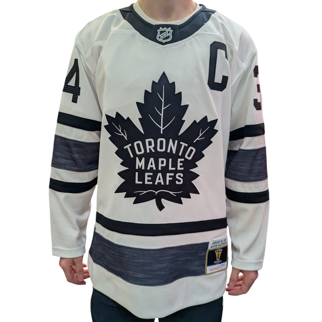Auston Matthews Toronto Maple Leafs 2019 All Star White Mitchell & Ness Power Play Jersey for Men product image 1, provided