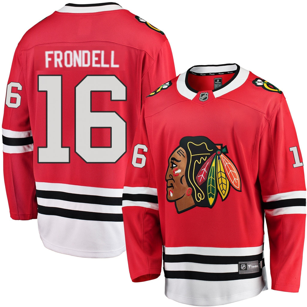 Anton Frondell Chicago Blackhawks Red Home Fanatics Breakaway Premium Replica Jersey for Men product image 1, provided for