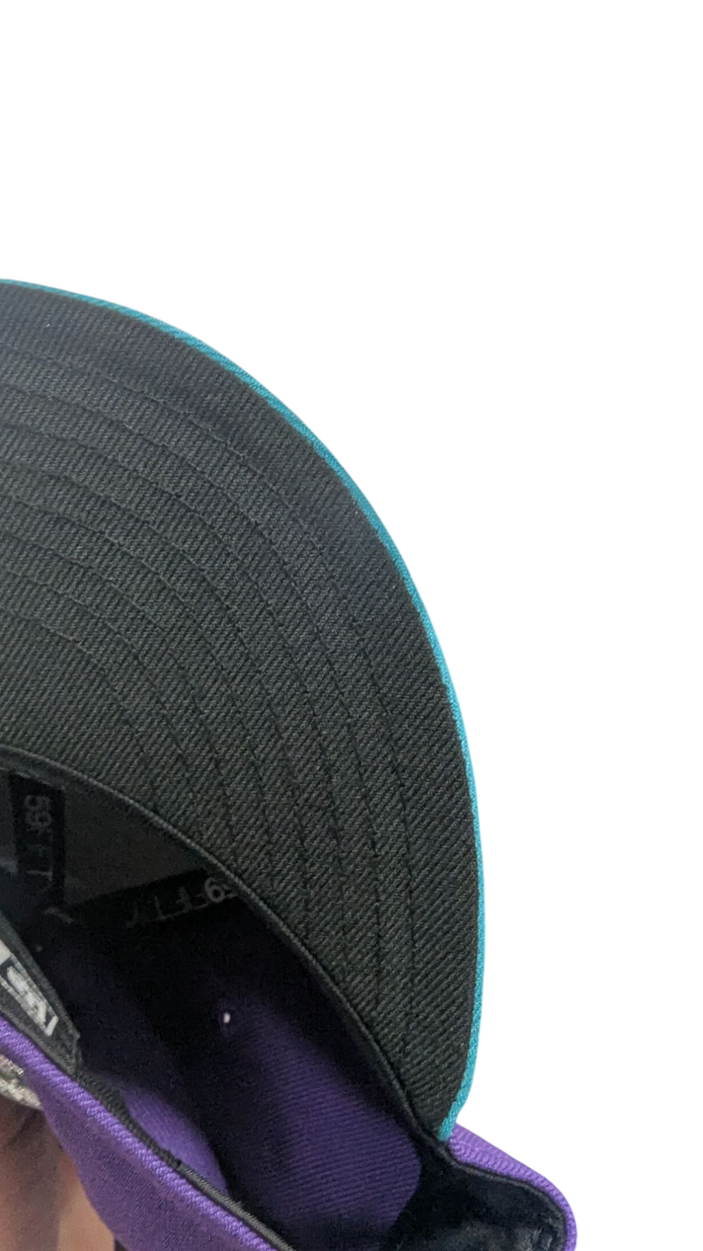 Anaheim Mighty Ducks New Era Purple/Teal Ducks Fly Together 59FIFTY Fitted Hat product image 5, provided for visual
