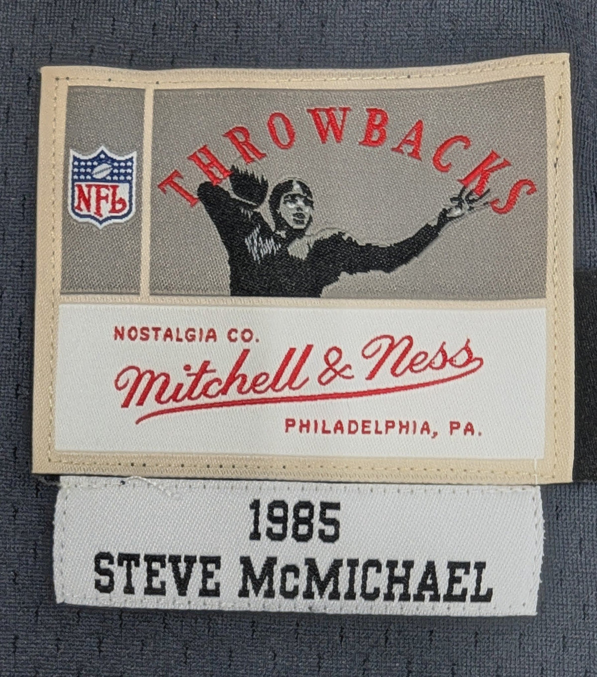 Steve McMichael Chicago Bears Navy Mitchell & Ness 1985 Legacy Replica Jersey for Men product image 5, provided for visual