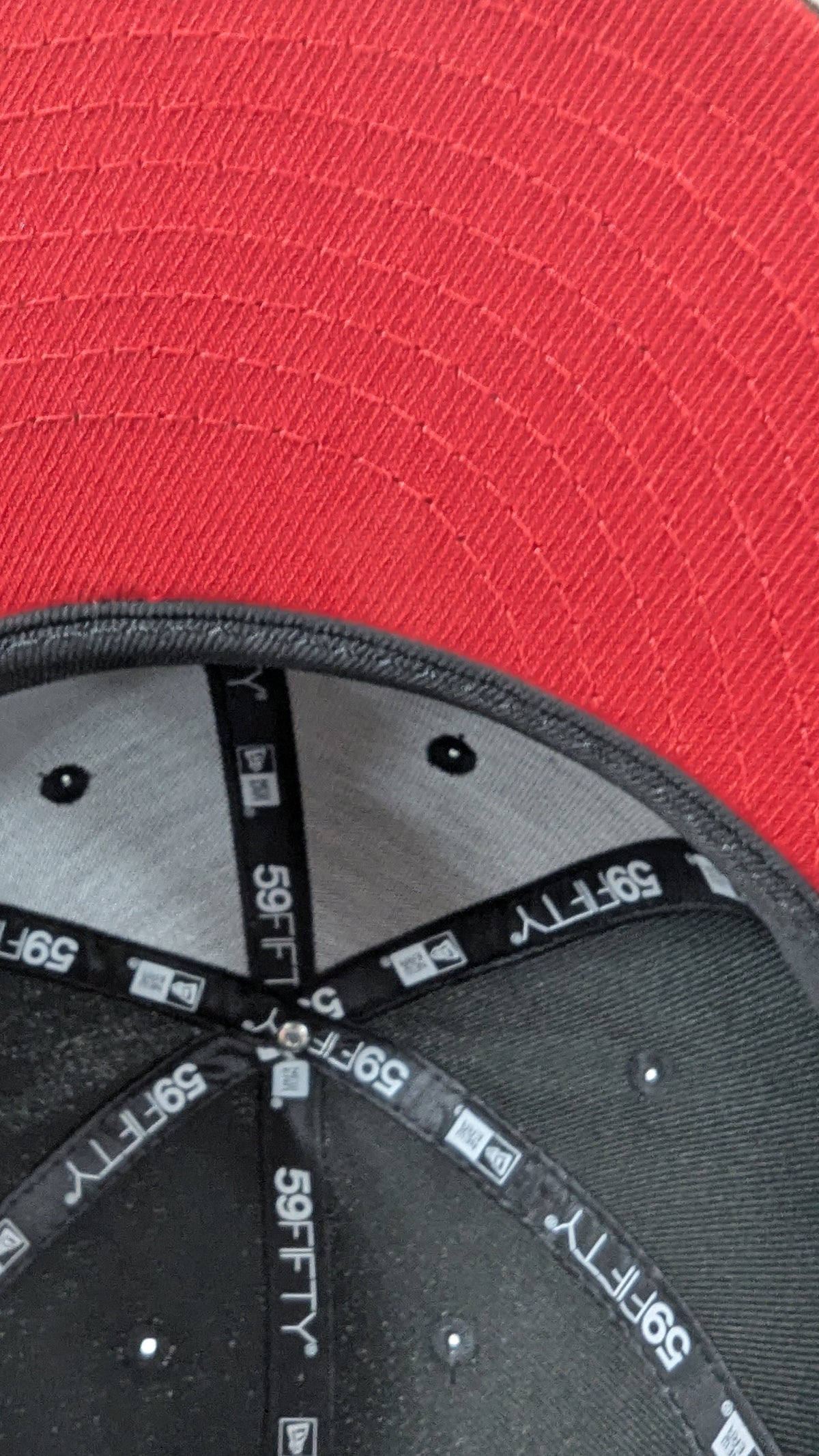 Chicago Blackhawks New Era Tommy Hawk Black 59FIFTY Fitted Hat product image 7, provided for visual reference and product