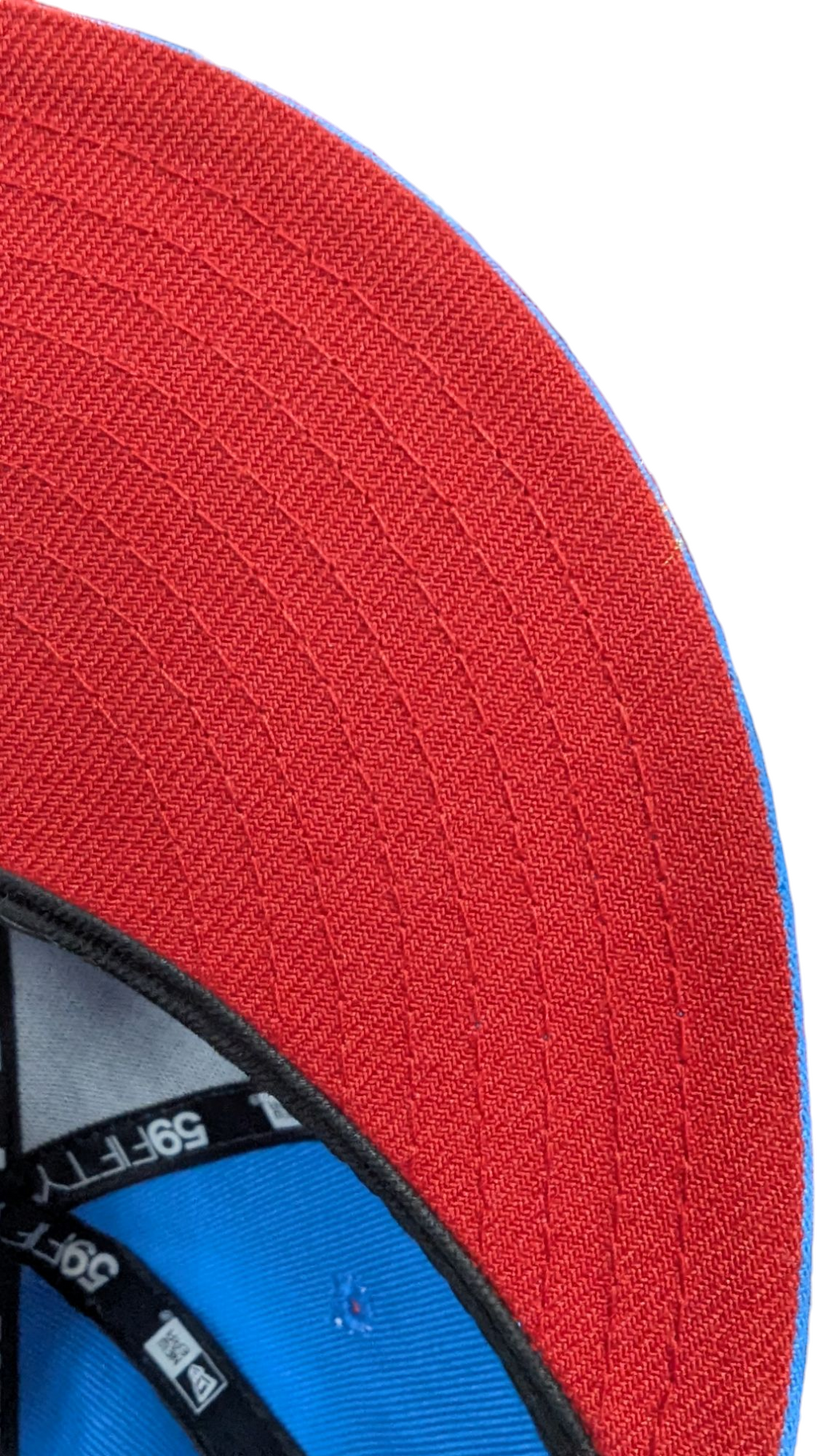 Quebec Nordiques New Era Sky Blue Fleur-De-Lis 59FIFTY Fitted Hat product image 5, provided for visual reference and product