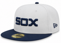 Chicago White Sox 1979 New Era Cooperstown Classics White/Navy 59FIFTY Fitted Hat product image 1, provided for visual