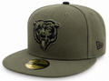Chicago Bears New Era Olive 59FIFTY Fitted Hat product image 1, provided for visual reference and product detail review