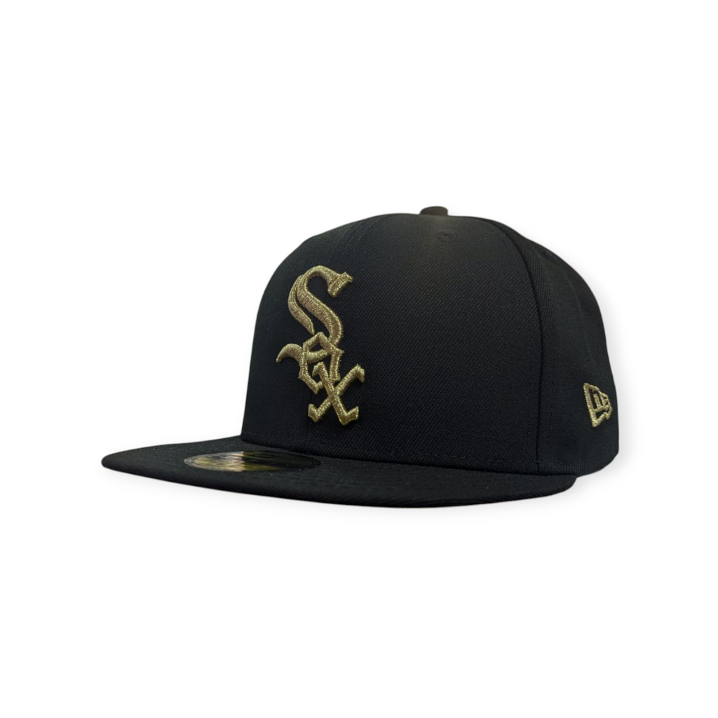 Chicago White Sox New Era 2005 World Series Champions Black and Gold 59FIFTY Fitted Hat product image 3, provided for visual
