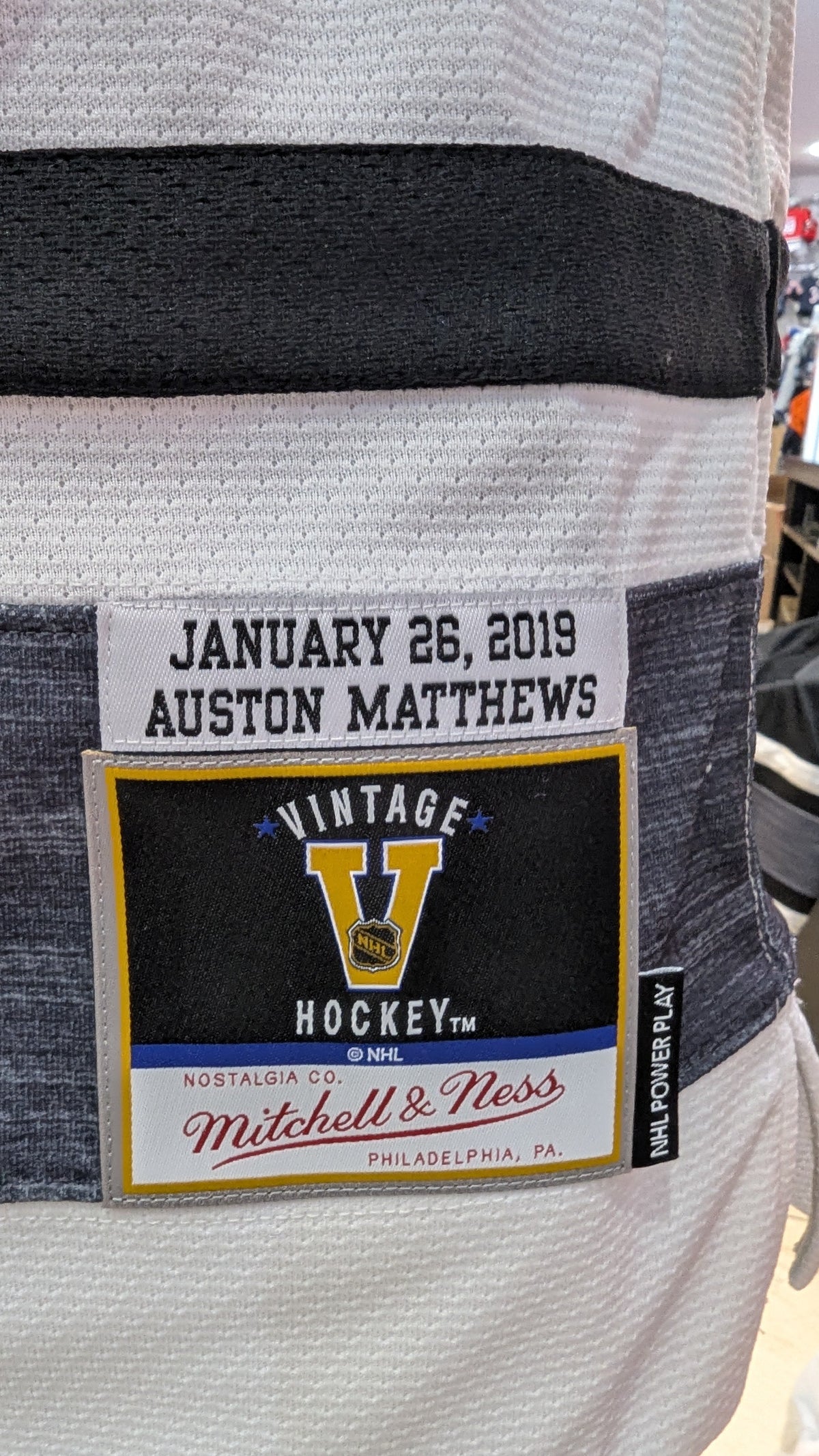 Auston Matthews Toronto Maple Leafs 2019 All Star White Mitchell & Ness Power Play Jersey for Men product image 6, provided