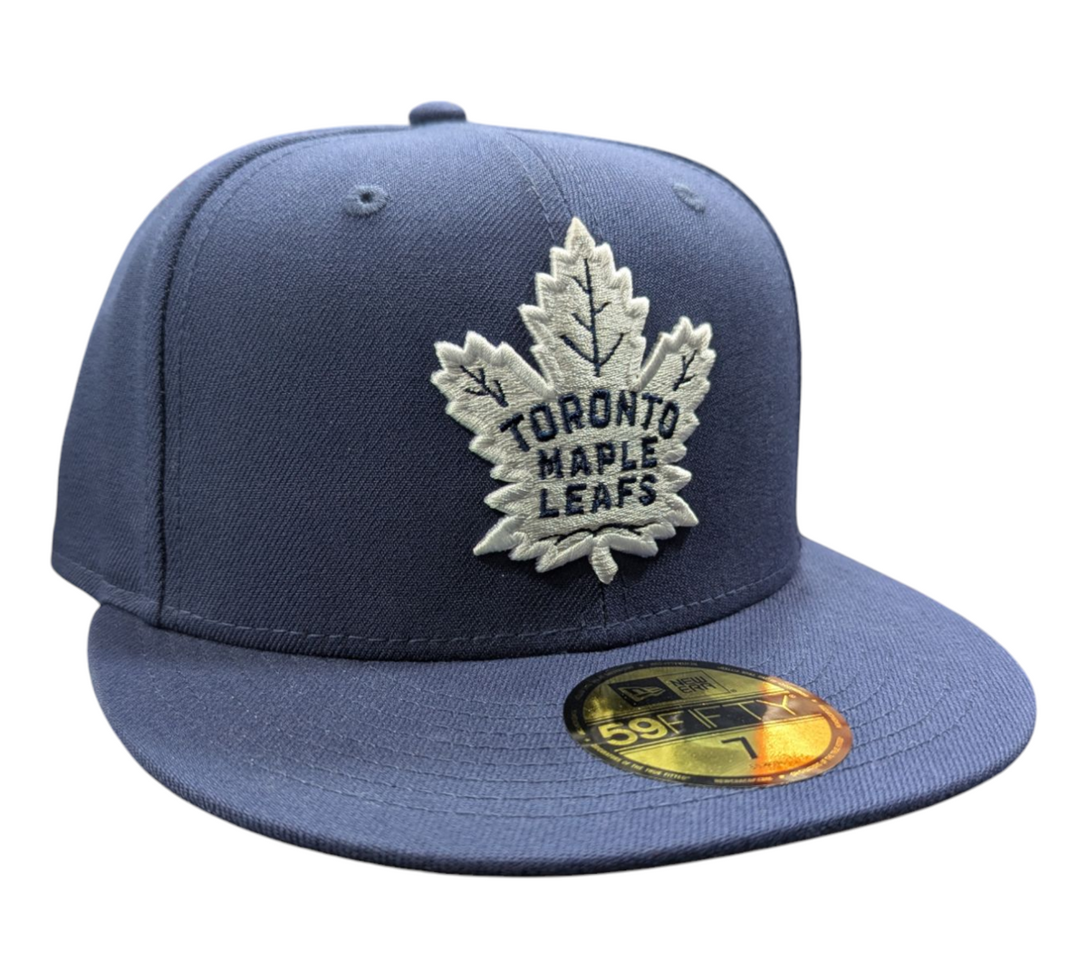 Toronto Maple Leafs New Era Navy 59FIFTY Fitted Hat product image 3, provided for visual reference and product detail review
