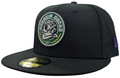 Anaheim Mighty Ducks New Era Black Wild Wing 59FIFTY Fitted Hat product image 1, provided for visual reference and product