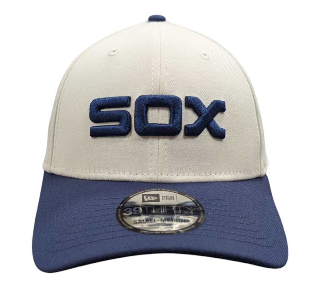 Chicago White Sox Classic 1979 Cooperstown Classics White/Navy 39THIRTY Flex Fit New Era Hat product image 2, provided for