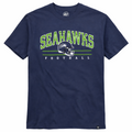 Seattle Seahawks Mens Atlas Blue Roscoe Franklin T-Shirt By 47' Brand product image 1, provided for visual reference and