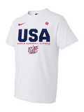USA Baseball Nike 2026 World Baseball Classic Spring Address T-Shirt - White for Men product image 1, provided for visual