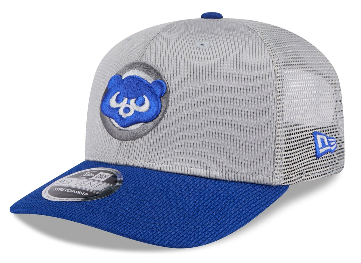 Chicago Cubs New Era Gray/Royal Batting Practice 9SEVENTY Trucker Hat product image 1, provided for visual reference and