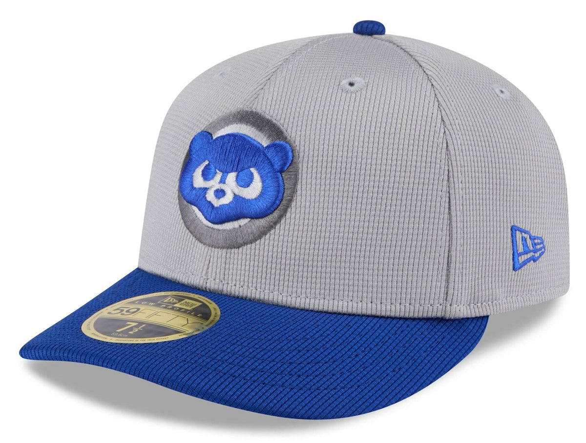 Chicago Cubs New Era 2025 MLB Batting Practice Graphite/Royal Low Profile 59FIFTY Fitted Hat product image 1, provided for