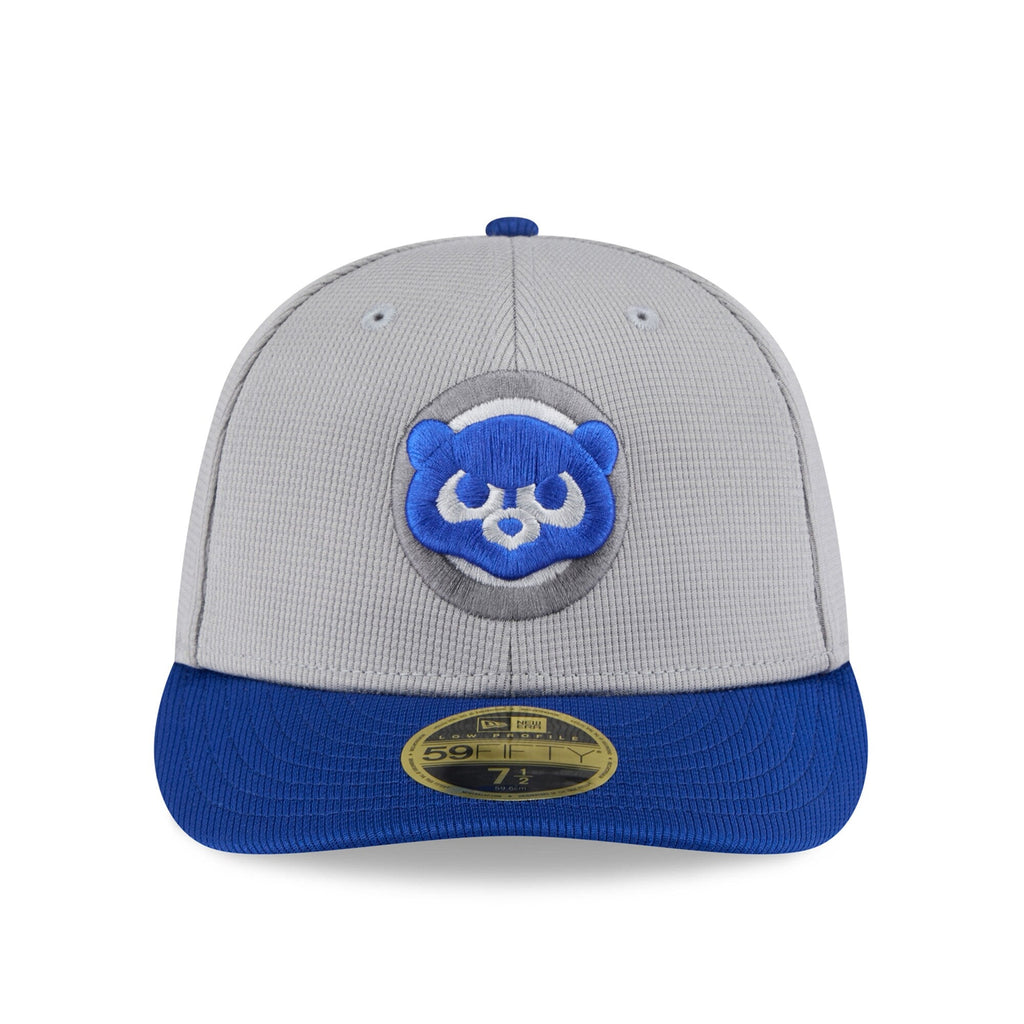 Chicago Cubs New Era 2025 MLB Batting Practice Graphite/Royal Low Profile 59FIFTY Fitted Hat product image 2, provided for