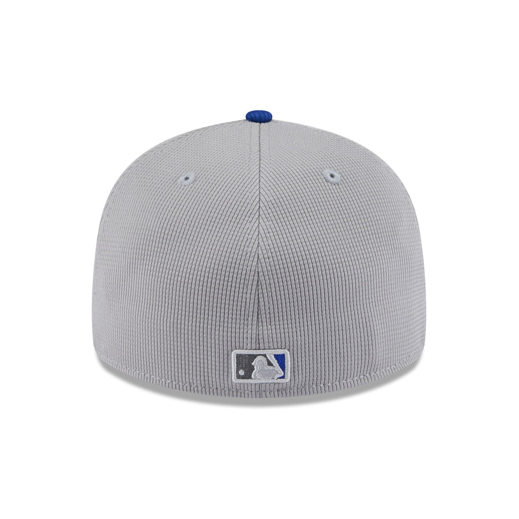 Chicago Cubs New Era 2025 MLB Batting Practice Graphite/Royal Low Profile 59FIFTY Fitted Hat product image 6, provided for