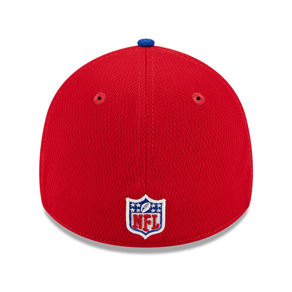 New York Giants Primary Logo New Era Red/Blue 2023 Sideline 39THIRTY Flex Hat for Men product image 4, provided for visual