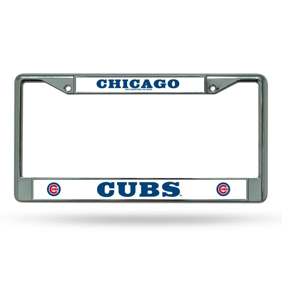 Chicago Cubs Rico Chrome License PlateFrame product image 1, provided for visual reference and product detail review