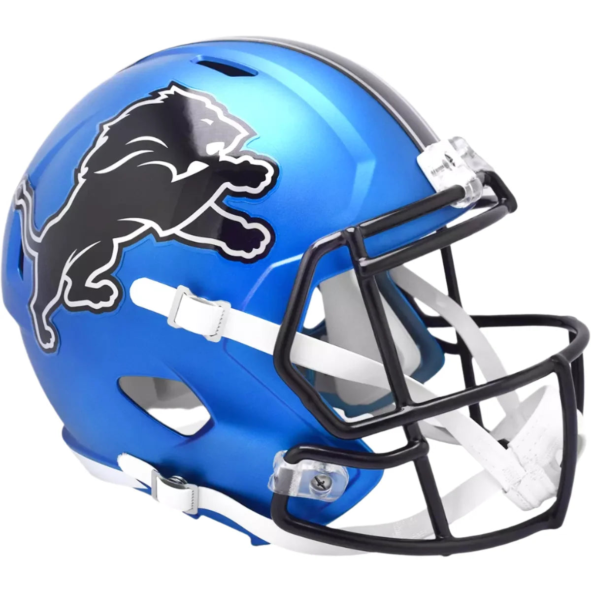 Detroit Lions Riddell "Motor City" Replica Full Size Speed Helmet product image 1, provided for visual reference and product