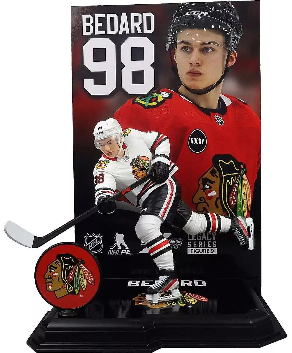 VARIANT Connor Bedard Chicago Blackhawks Sportspicks Legacy Series McFarlane Figure Nine product image 1, provided for