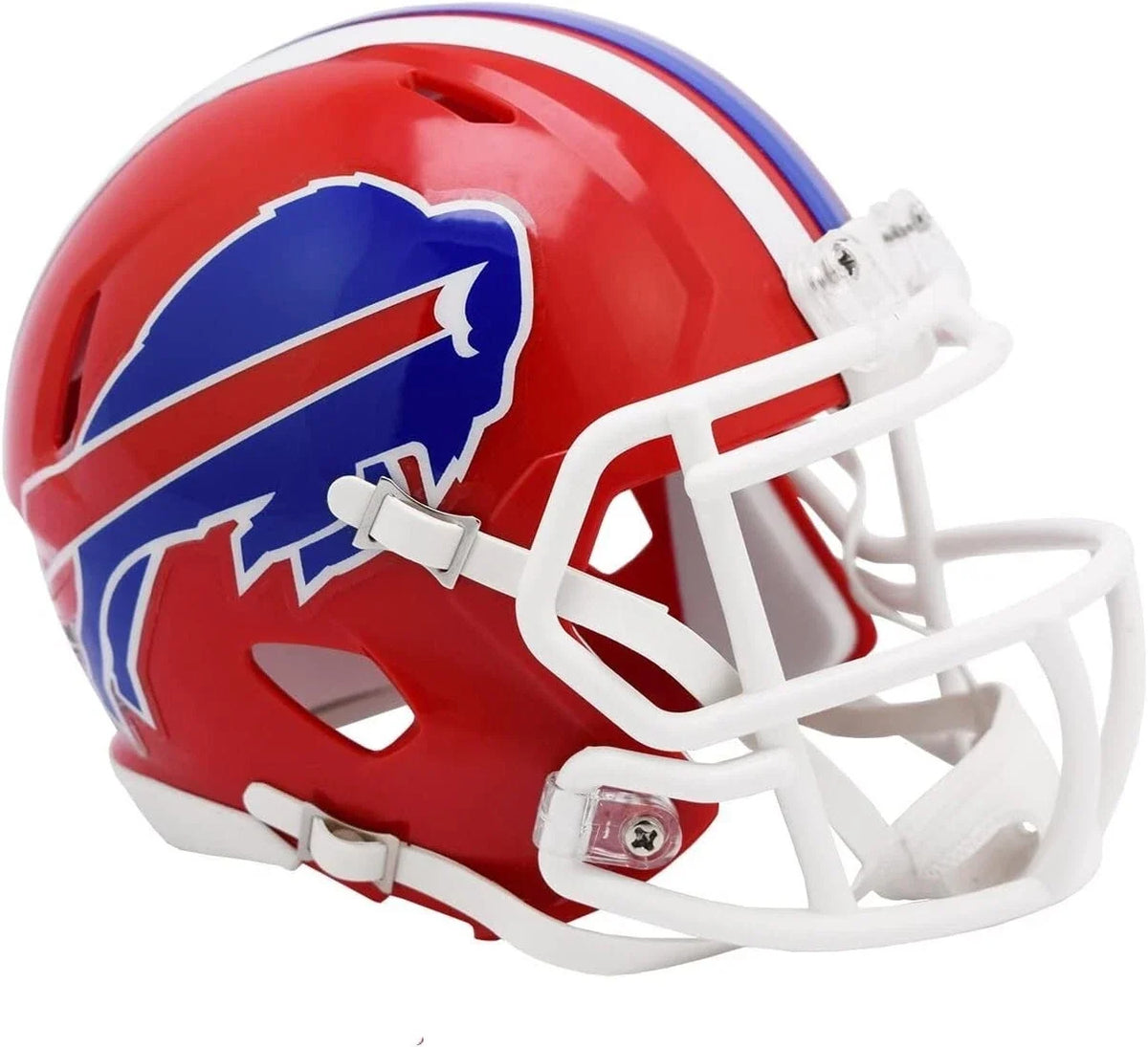 Buffalo Bills 1987-2001 Red Speed Mini Helmet product image 1, provided for visual reference and product detail review