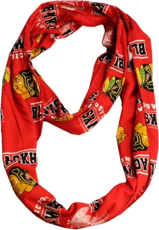 Chicago Blackhawks Fusion Ladies Infinity Scarf product image 1, provided for visual reference and product detail review