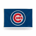 Chicago Cubs 3' X 5' Bullseye Flag By Rico product image 1, provided for visual reference and product detail review