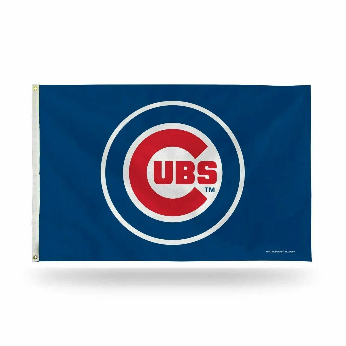 Chicago Cubs 3' X 5' Bullseye Flag By Rico product image 1, provided for visual reference and product detail review