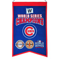 Chicago Cubs Winning Streak 3X Champions "W" Wool Banner product image 1, provided for visual reference and product detail
